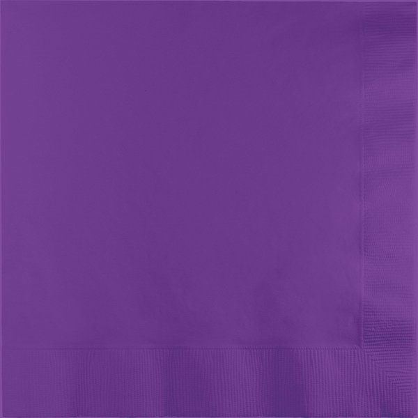 Touch Of Color Amethyst Purple Dinner Napkins, 8.5"x8", 250PK 318928